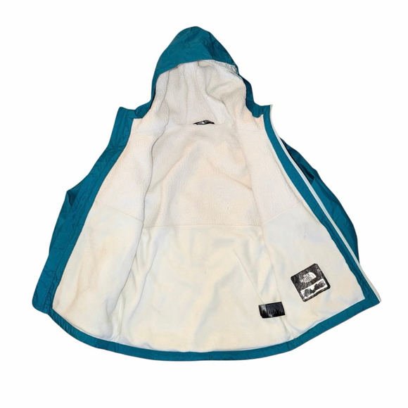 The North Face Girls Warm Storm Rain Jacket Deep Lagoon small (7/8) Fall Fleece - Picture 7 of 10